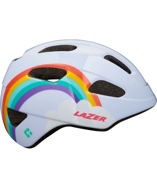 Gloves & Helmets & Accessories Lazer: Cycling Helmet Lazer Rainbow, 46-52cm, White