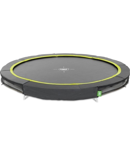 Maasisse paigaldatavad batuudid Exit: EXIT Silhouette ground sports trampoline ø244cm - black