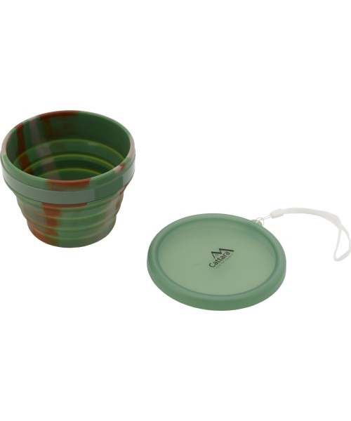 Dishes Cattara: Silicone folding bowl ARMY 550ml