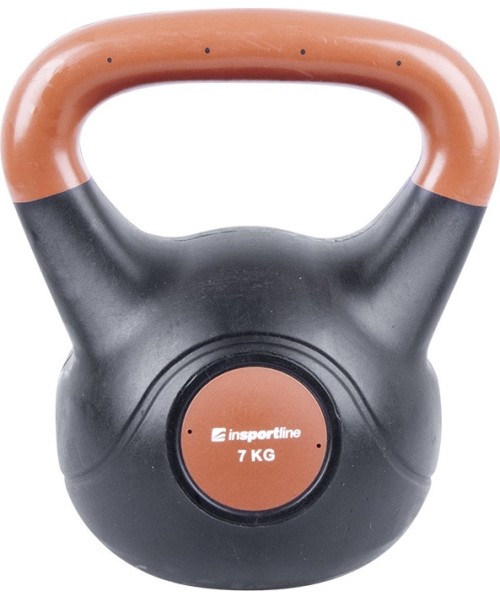 Neoprene Kettlebells inSPORTline: Dumbbell inSPORTline Vin-Bell Dark 7 kg