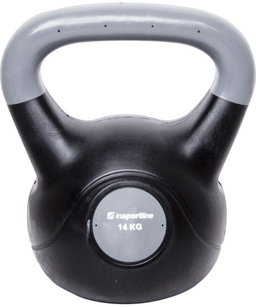 Neoprene Kettlebells inSPORTline: Dumbbell inSPORTline Vin-Bell Dark 14 kg