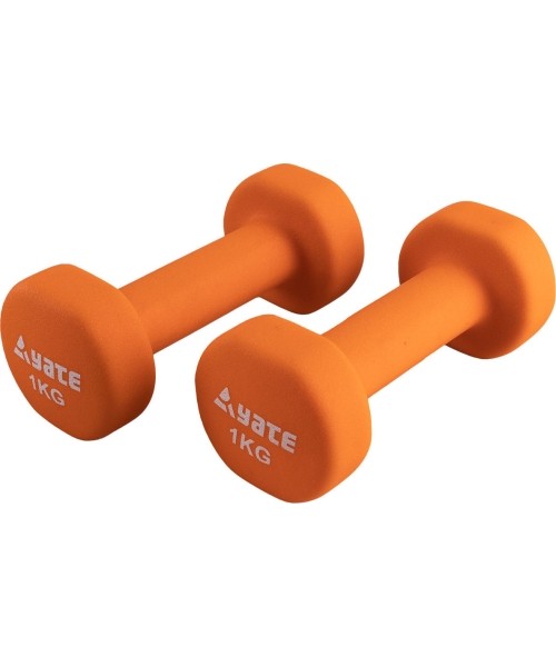 Dumbbells for Aerobics Yate: Neopreniniai fitneso hanteliai Yate 2vnt. x 1kg