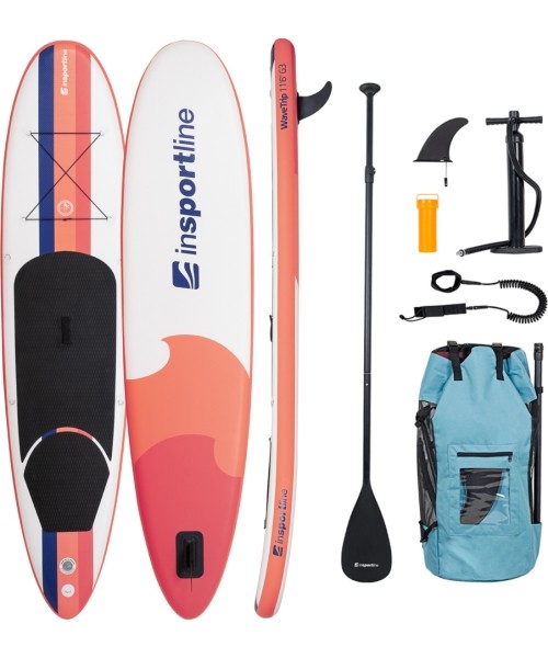 Aerosurf (SUP) inSPORTline: Irklentė su priedais inSPORTline WaveTrip 11'6" G3