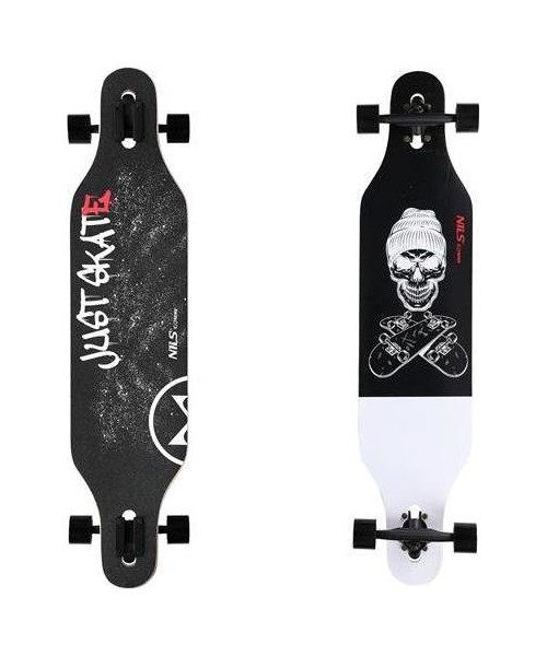 Rulad ja longboardid Nils Extreme: LONGBOARD SKULL2 MEDŽIO RIEDLENTĖ NILS EKSTREMALUS