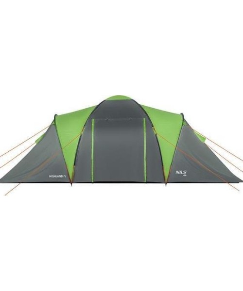 Tents Nils Camp: NC6431 KEMPINGO PALAPINĖ GREEN-GRAY HIGHLAND IV NILS CAMP