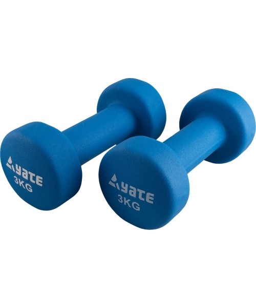 Dumbbells for Aerobics Yate: Neopreniniai fitneso hanteliai Yate 2vnt. x 3kg