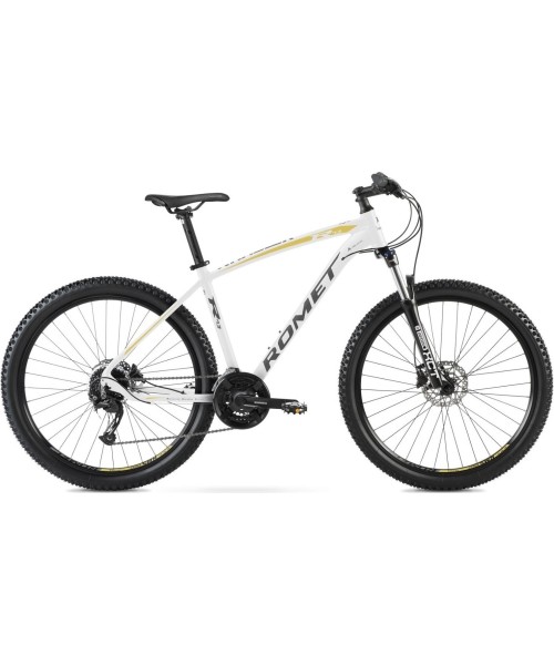 City Bikes Romet: Dviratis Romet Rambler R7.3 27.5" 2023 white-gold