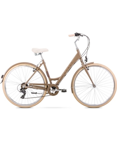 City Bikes Romet: Dviratis Romet Sonata Eco 28" Alu 2022 champagne