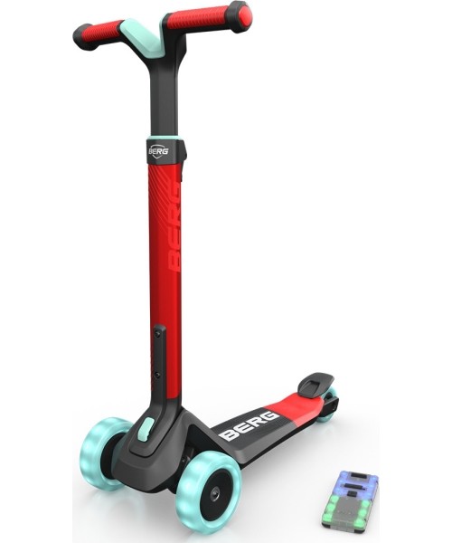 Children's Scooters BERG: BERG Nexo Foldable Lights LED-deck Red