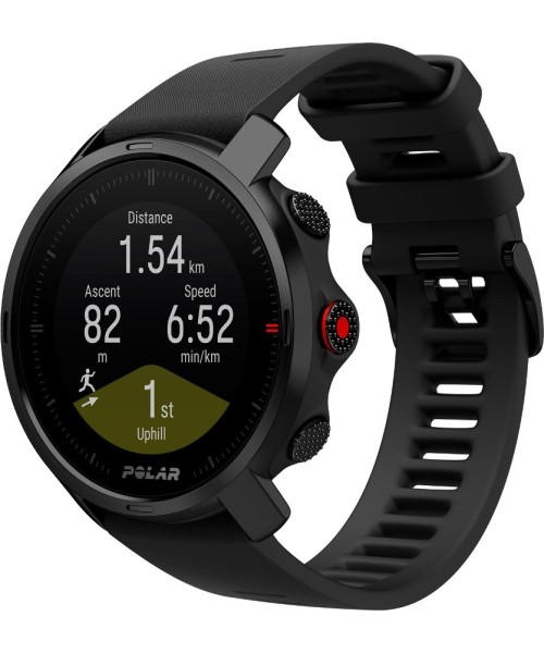 Running Watches Polar: Lauko laikrodis Polar Grit X Black