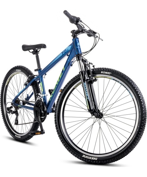 City Bikes Romet: Dviratis Romet Rambler R6.0 2024 blue-lemon