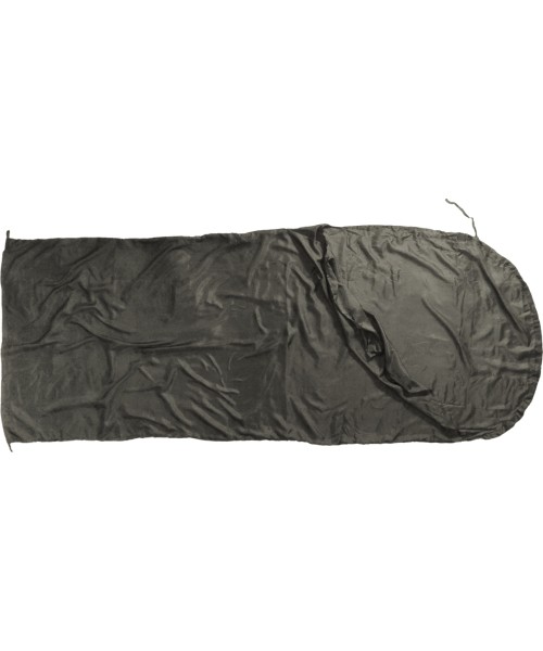 Sleeping Bags Origin Outdoors: Sleeping Bag Liner Origin Outdoors Hoody Silk Semi-Rectangular Anthracite