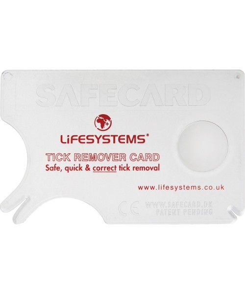 Camping Accessories Lifesystems: Erkių traukimo įrankis Lifesystems Tick Remover Card