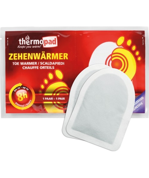 Body Heaters Thermopad: Kojų pirštų šildytuvai Thermopad (pora)