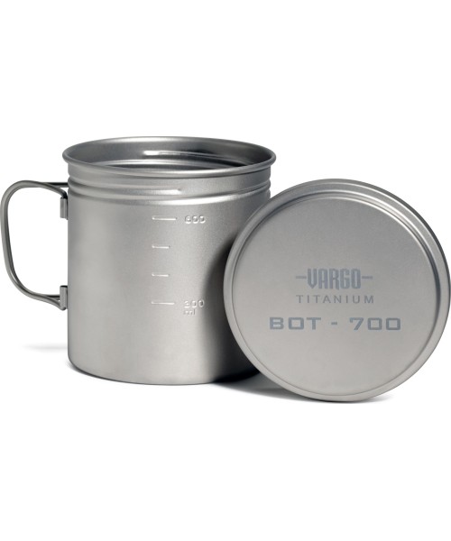 Canteens and Mugs Vargo: Puodelis Vargo Titanium Bot, 0.7l