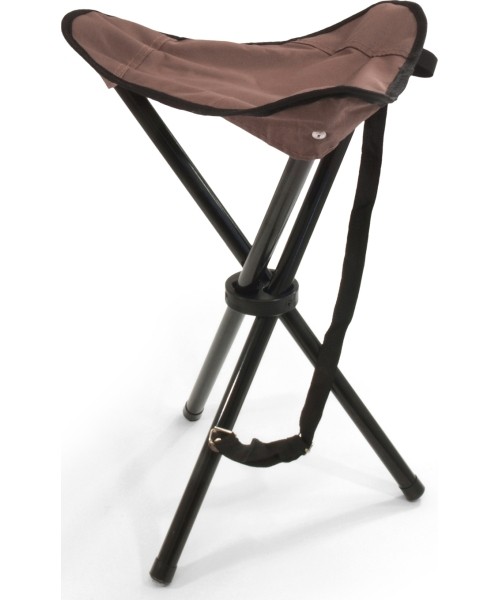 Chairs and Stools BasicNature: Tripod Stool Travelchair BasicNature, brown