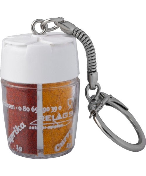 Cookers and Accessories BasicNature: TREK′N EAT SPICE SHAKER 4-WAY KEYCHAIN