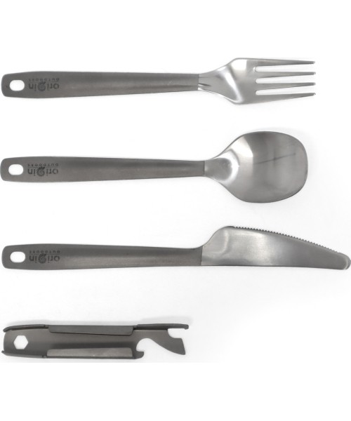 Cutlery Origin Outdoors: Origin Outdoors Saksa armee söögiriistad 'Titanium'