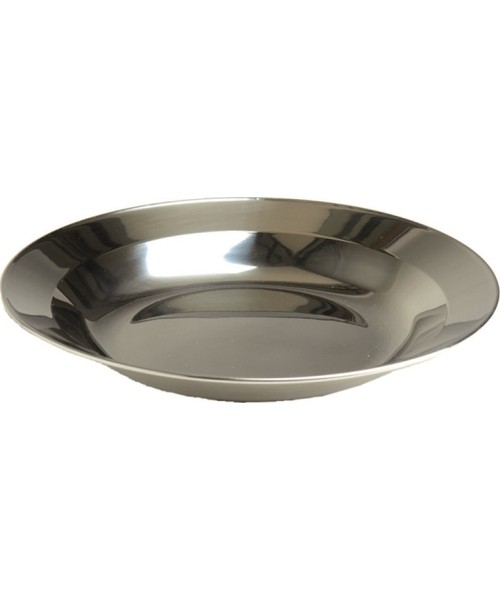 Matkapudelid ja tassid MIL-TEC: STAINLESS STEEL PLATE 22 CM