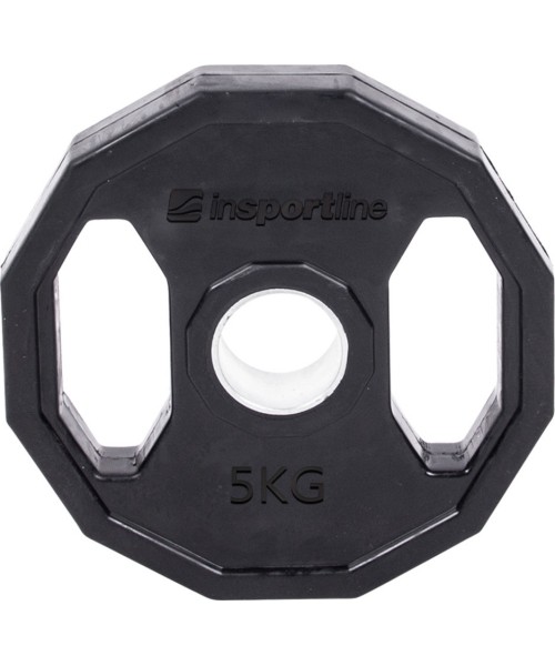 Rubber-Coated Ruberton Plates inSPORTline: Rubber Coated Olympic Weight Plate inSPORTline Ruberton 5kg 50 mm