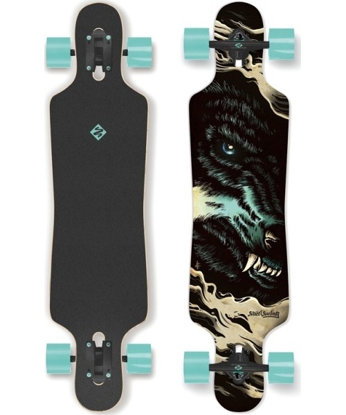 Skateboards and Longboards Street Surfing: Longboard Street Surfing Freeride - Curve Wolf 39"