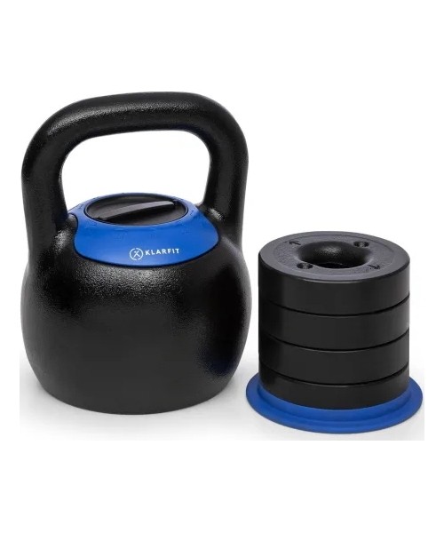 Steel Kettlebells inSPORTline: Keičiamo svorio gira KLARFIT Adjustabell 16/18/20/22/24 kg