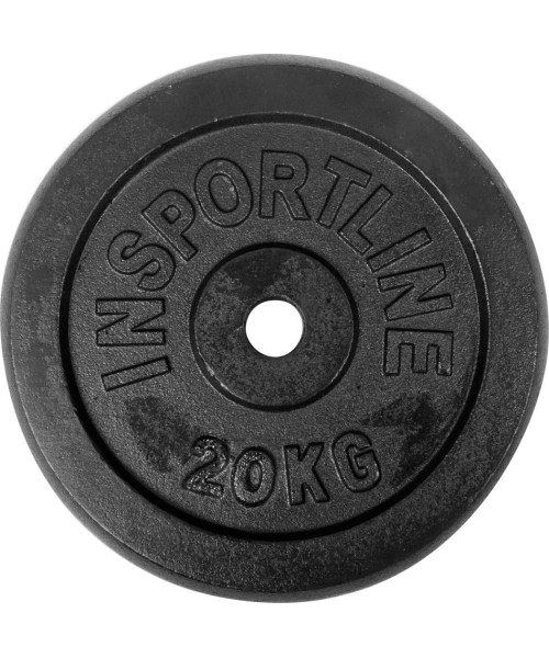 Steel inSPORTline Plates inSPORTline: Plieninis svoris grifui 30mm inSPORTline 20kg