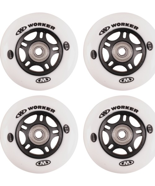 Spare Wheels for Skates Worker: Ratukai riedučiams Worker 84 mm ABEC9