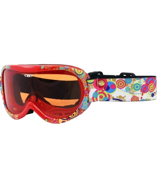 Ski and Snowboard Goggles Worker: Vaikiški slidinėjimo akiniai Worker Miller Red UV S2