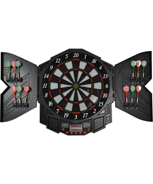 Dartboards, Darts Worker: Elektroninis smiginio taikinys, 12 strėlyčių komplektas Worker WJ300 Darts