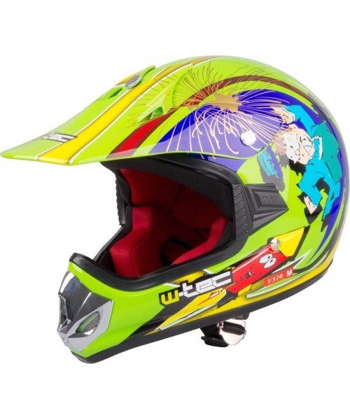 Motocross Helmets W-TEC: Vaikiškas moto šalmas W-TEC V310