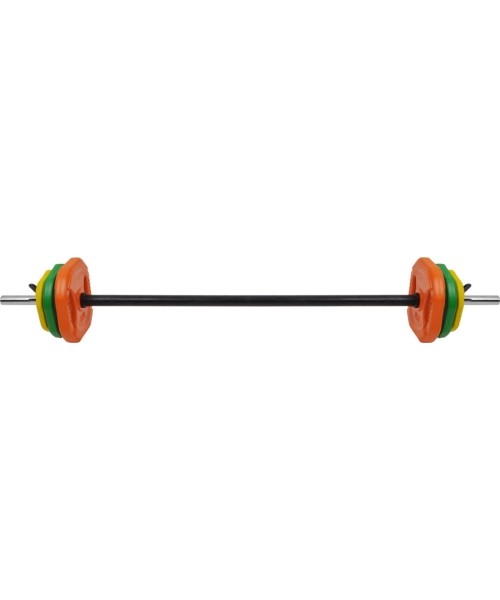 Full Weight Sets inSPORTline: Body Pump grifo ir svorių rinkinys inSPORTline PumpSet 2–20 kg (30mm)