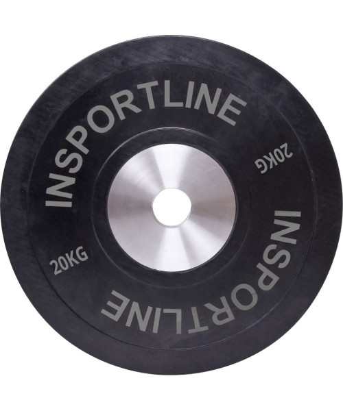 Workout Plates inSPORTline: Olimpinis svoris tinkamas mėtymui 50mm inSPORTline BumperPlate 20kg