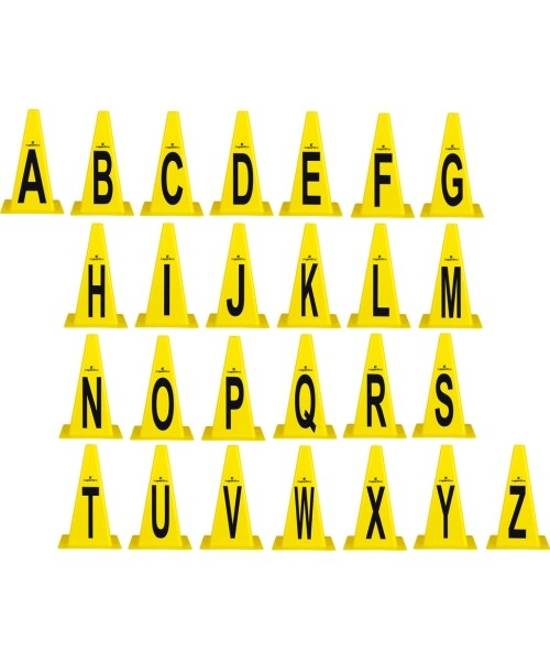 Markers & Barriers inSPORTline: Plastic Cones inSPORTline Alphabet 23cm