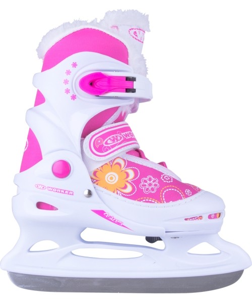 Uisud Worker: Children’s Ice Skates WORKER Izabely Pro – with Fur