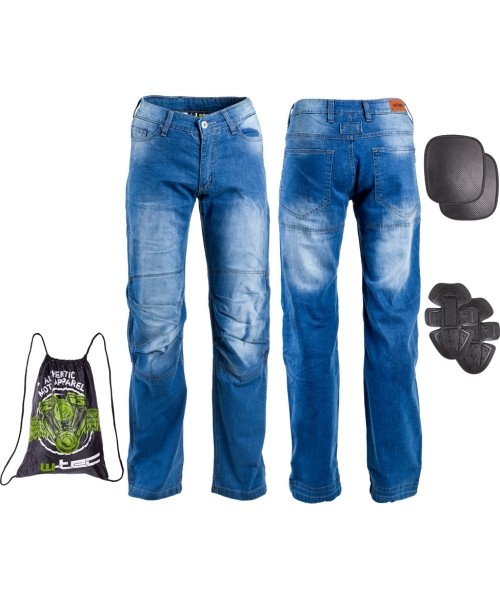 Men's Motorcycle Jeans W-TEC: Vyriški moto džinsai su apsaugomis W-TEC Davosh