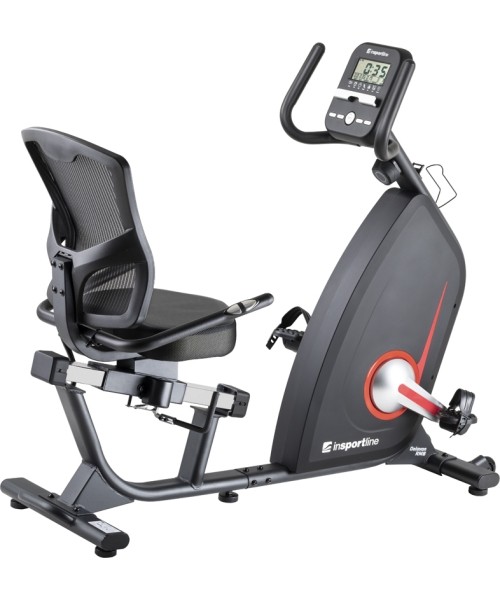 Exercise Bikes inSPORTline: Horizontalus dviratis treniruoklis inSPORTline Delavan RMB (iki 110kg, smagr. 4kg)