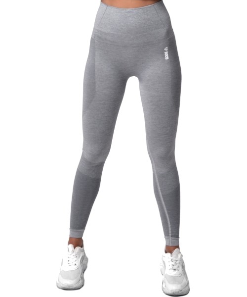 High Waist Leggings Boco Wear: Moteriškos tamprės Boco Wear Sparkle Grey Melange Shape Push Up