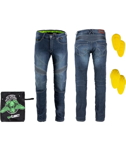 Men's Motorcycle Jeans W-TEC: Vyriški moto džinsai W-TEC Oliver