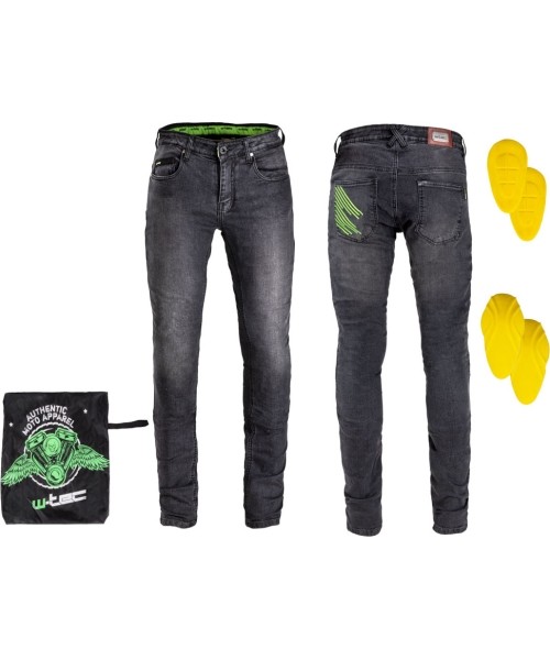 Men's Motorcycle Jeans W-TEC: Vyriški moto džinsai W-TEC Leonard