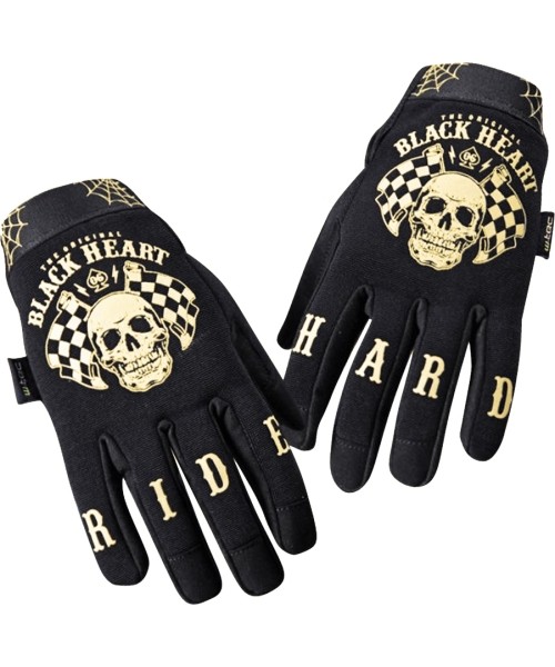 Men's Summer Motorcycle Gloves W-TEC: Motorcycle Gloves W-Tec Black Heart Restarter