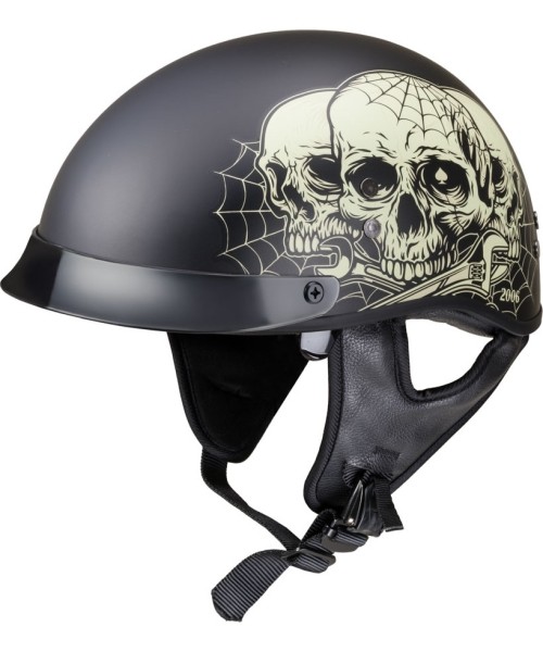 Open Face Helmets W-TEC: Motociklininko šalmas W-TEC Black Heart Rednut