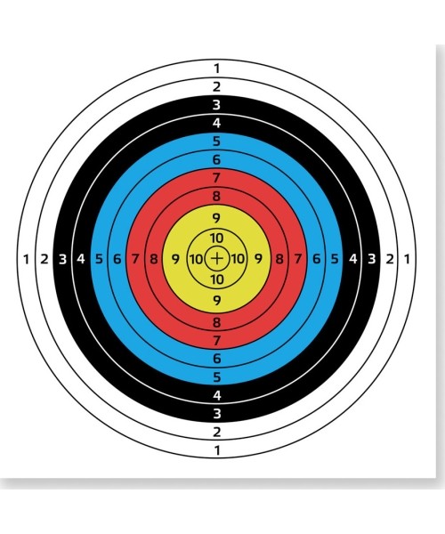 Travel Bags inSPORTline: Paper Archery Target inSPORTline Dabbak, 60x60cm, 10Pcs.