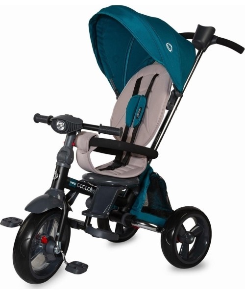 Children's Scooters Coccolle: Triratis vaikiškas vežimėlis Coccolle Velo