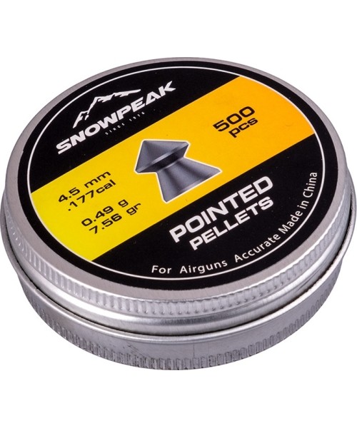 Õhupüstoli laskemoon inSPORTline: Pointed Air Gun Pellets inSPORTline Snowpeak 4.5 mm 500-Pack