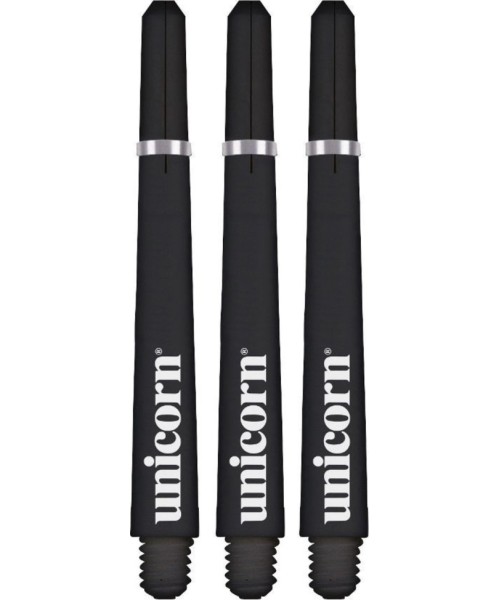 Shafts Unicorn: Dart Shafts Unicorn Gripper 4 Black Long – 3-Pack