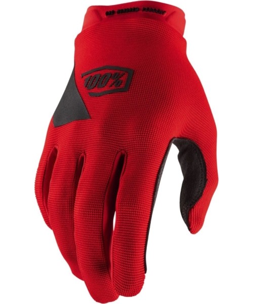 Meeste jalgrattakindad 100%: Cycling/Motocross Gloves 100% Ridecamp Red