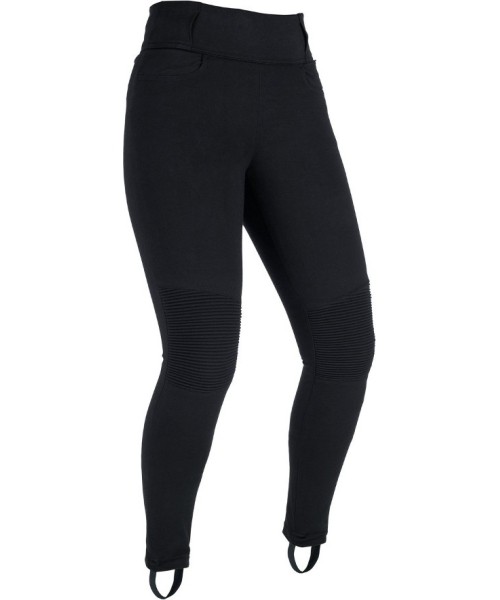 Naiste tekstiilist mootorratta püksid Oxford: Women’s Motorcycle Leggings Oxford Super Moto Black