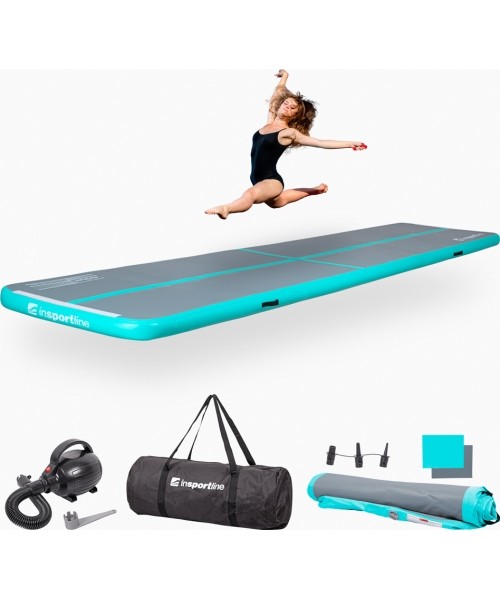 Mattresses & Tatami inSPORTline: Inflatable Exercise Mat inSPORTline Airstunt 500 x 100 x 10 cm Gray