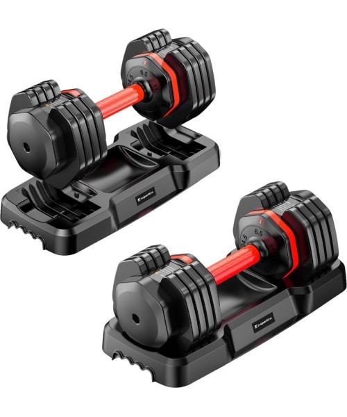 Adjustable Dumbbells inSPORTline: Adjustable Single-Handed Dumbbell Set inSPORTline DuraBell® 2 x 6.5 – 24.5 kg